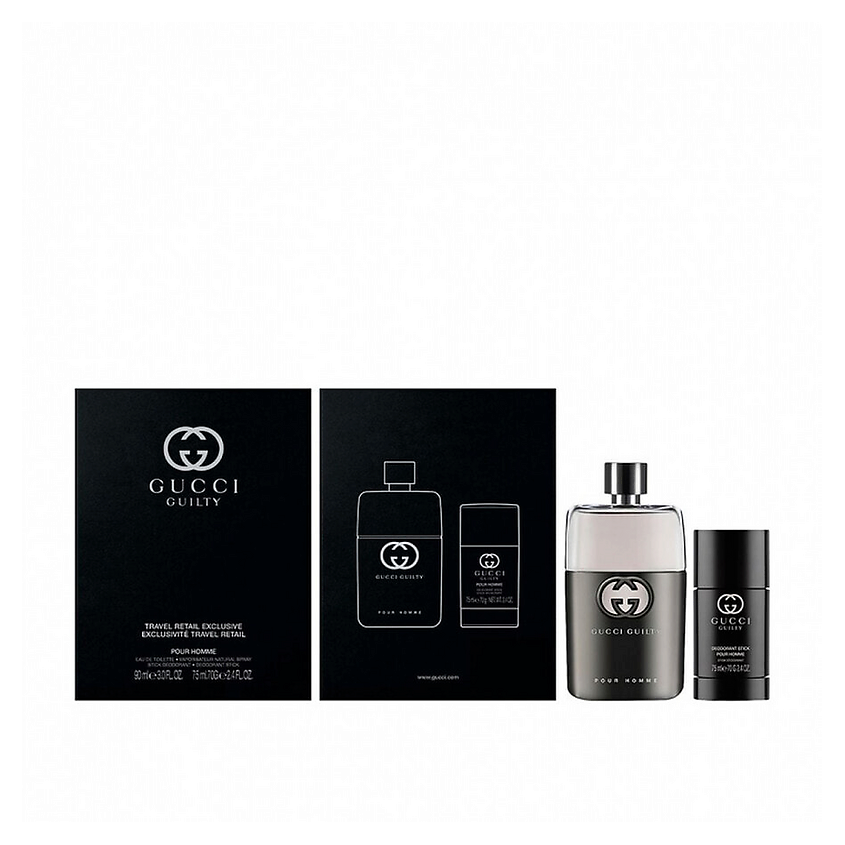 Изображение товара Духи Gucci Guilty Pour Homme Набор подарочный: 90 мл + 75 мл део