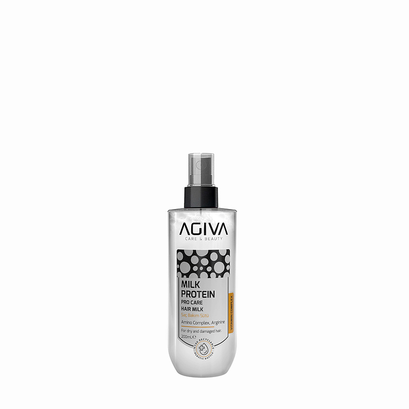Изображение товара Несмываемый спрей кондиционер для волос AGIVA BEAUTY Milk Protein Amino Complex 200 мл