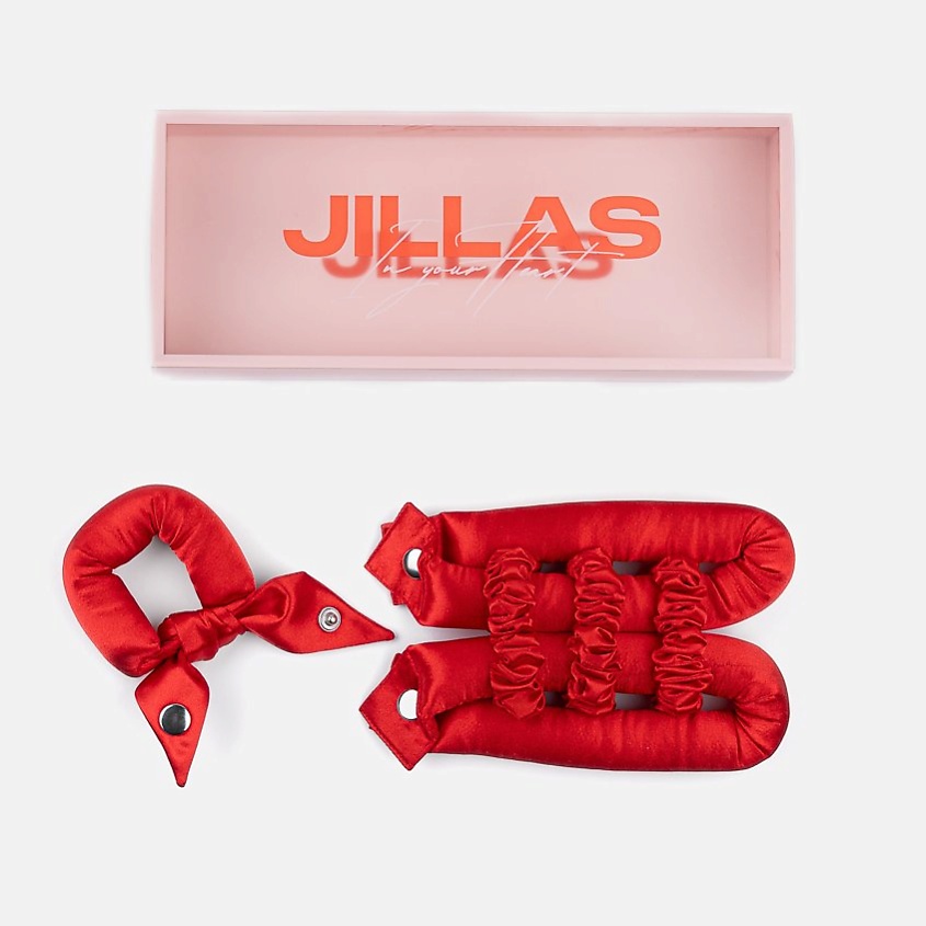 Изображение товара JILLAS набор бигуди classic compact 2.0 красный 3 шт