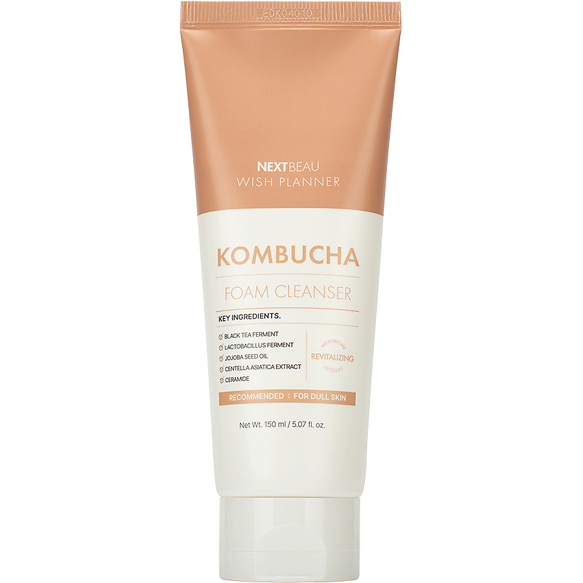 Изображение товара NEXTBEAU Очищающая пенка для лица с комбучей и маслом дерева ши 150 мл