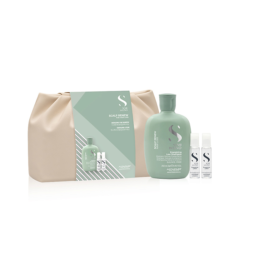 Изображение товара Набор против выпадения волос ALFAPARF MILANO SDL SCALP RENEW, шампунь и лосьон для восстановления в