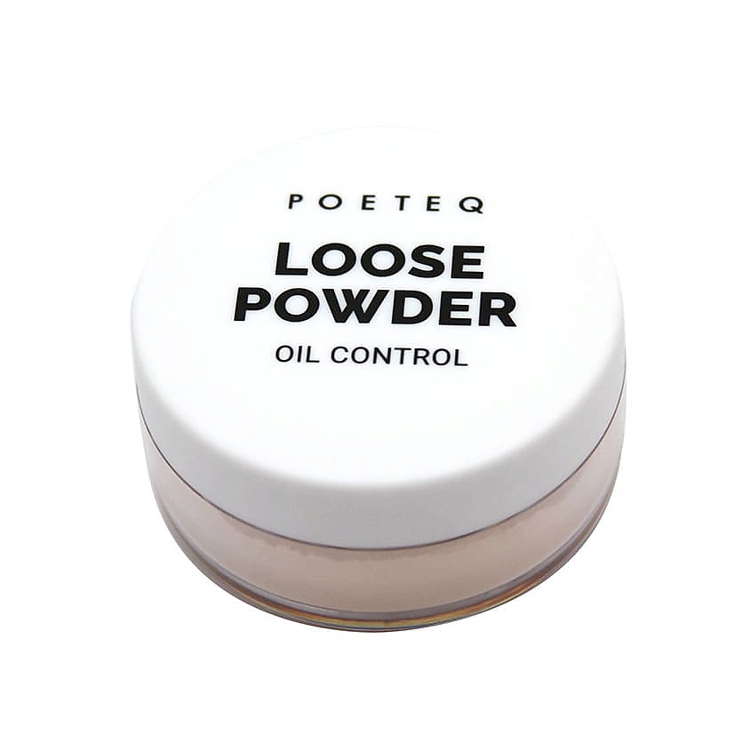 Изображение товара Пудра рассыпчатая фиксирующая матирующая POETEQ Oil Control 10 г светлая