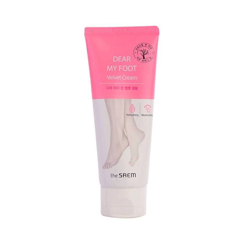 Изображение товара THE SAEM Крем для ног питательный Dear My Foot Velvet, 1 шт.