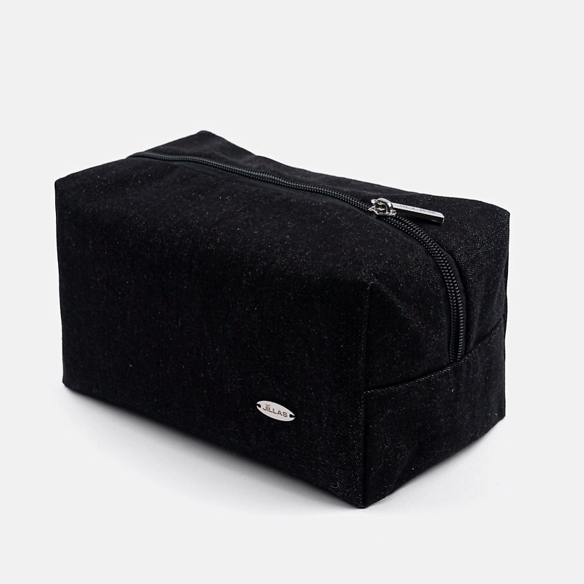 Изображение товара JILLAS Косметичка джинсовая, цвет: черный