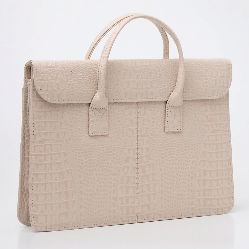 Изображение товара Деловая кожаная сумка папка для документов А4 универсальная стильная