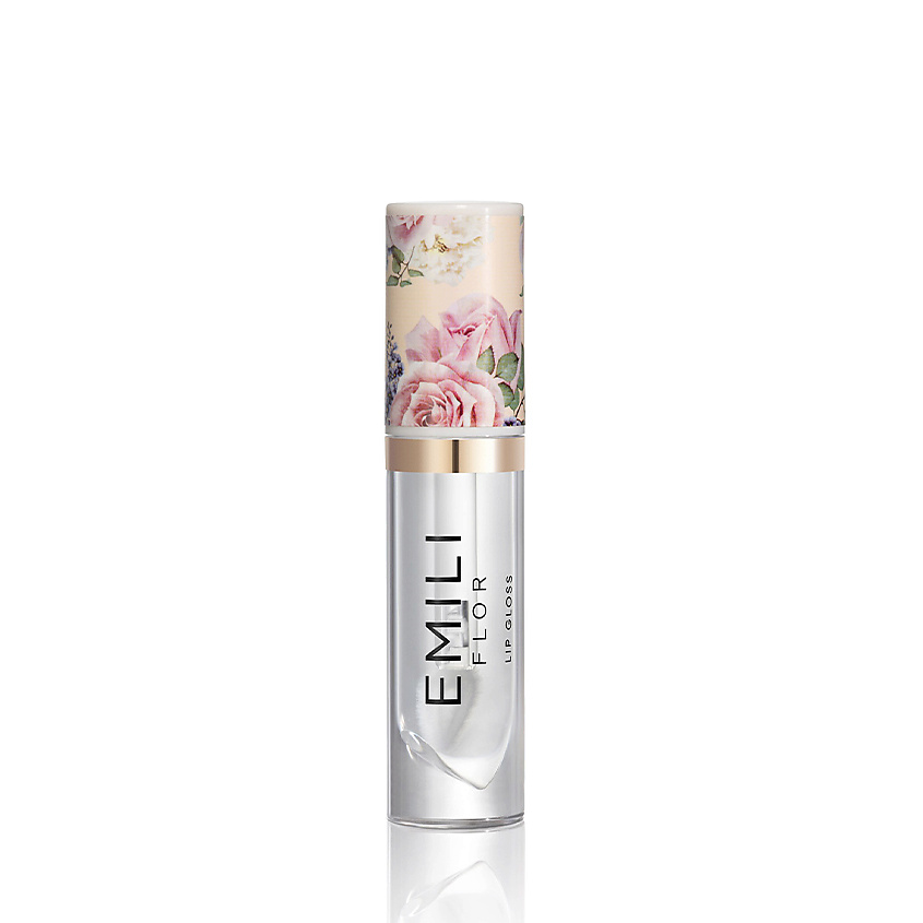 Изображение товара EMILI FLOR Блеск для губ Lip gloss Crystal Shine тон 00 4,5 мл прозрачный