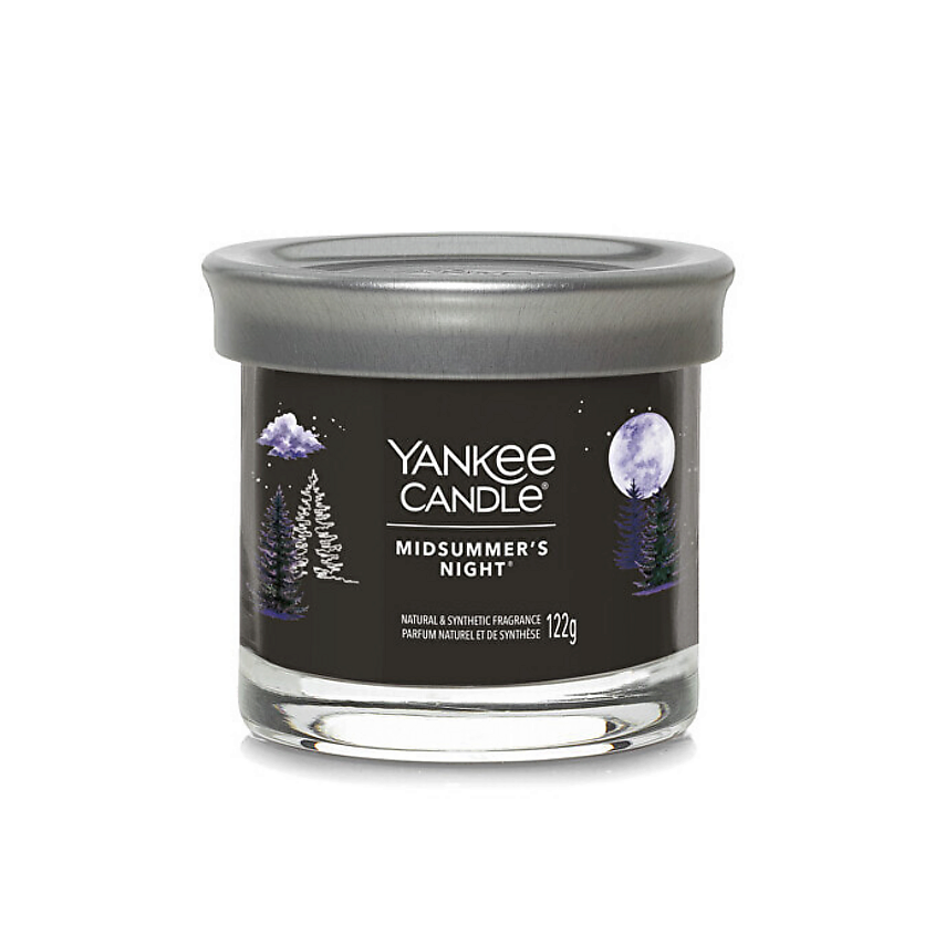 Изображение товара YANKEE CANDLE Ароматическая свеча Midsummer's Night 122 гр мужской аромат стильное оформление