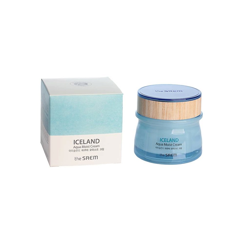 Изображение товара THE SAEM Крем для лица увлажняющий Iceland Aqua Moist Cream, 1 шт.