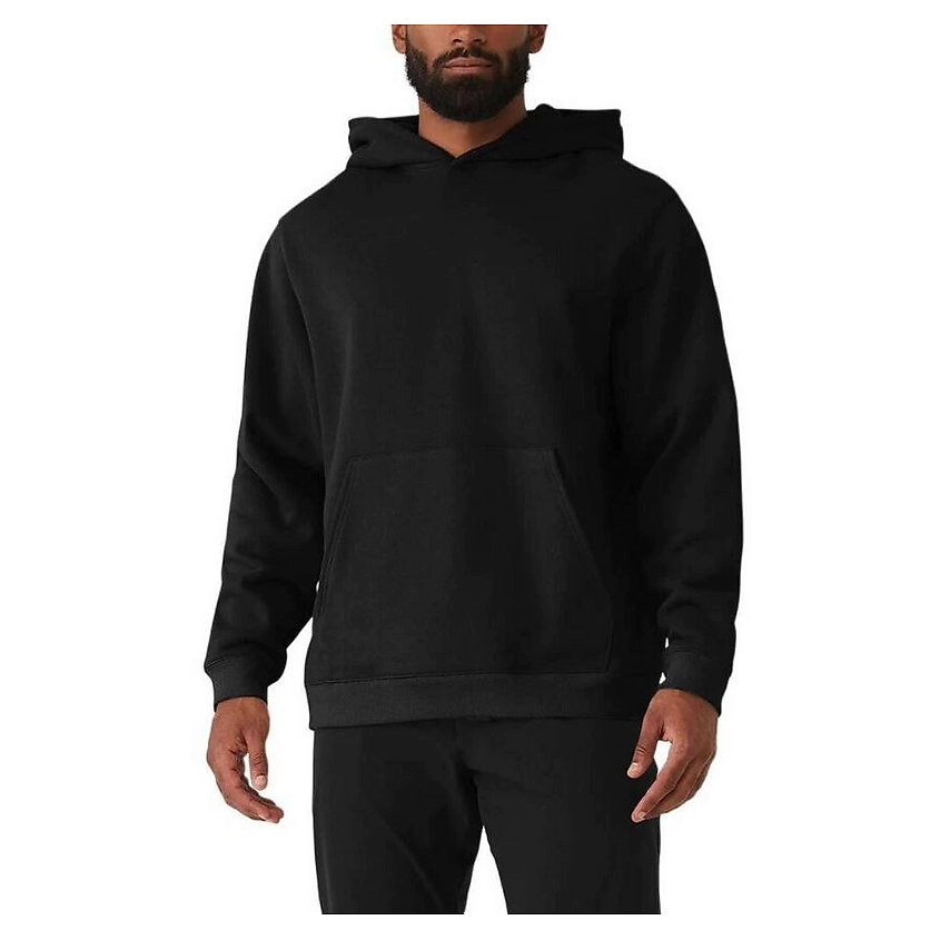 Изображение товара ALO YOGA Худи Renown Heavy Weight Hoodie, Цвет: Черный (Black), Размер: XL