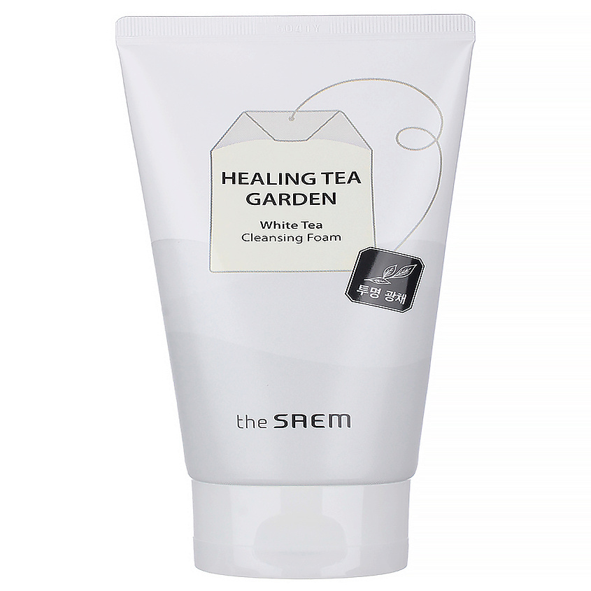 Изображение товара THE SAEM Пенка для лица очищающая с экстрактом белого чая Healing Tea, 1 шт.