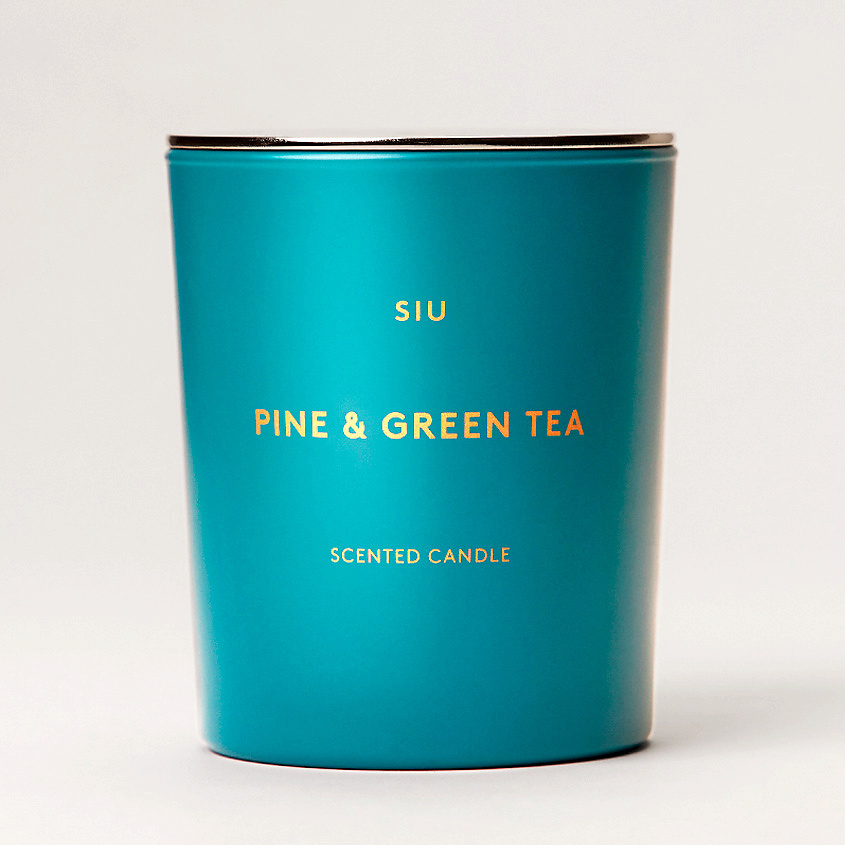 Изображение товара SIU арома свеча Pine Green tea 1 шт ароматическая свеча Лен лимон базилик роза