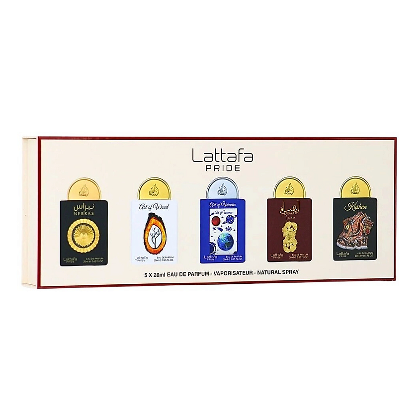 Изображение товара LATTAFA Парфюмерный мини-набор Pride Collection №3, 20мл+20мл+20мл+20мл+20мл