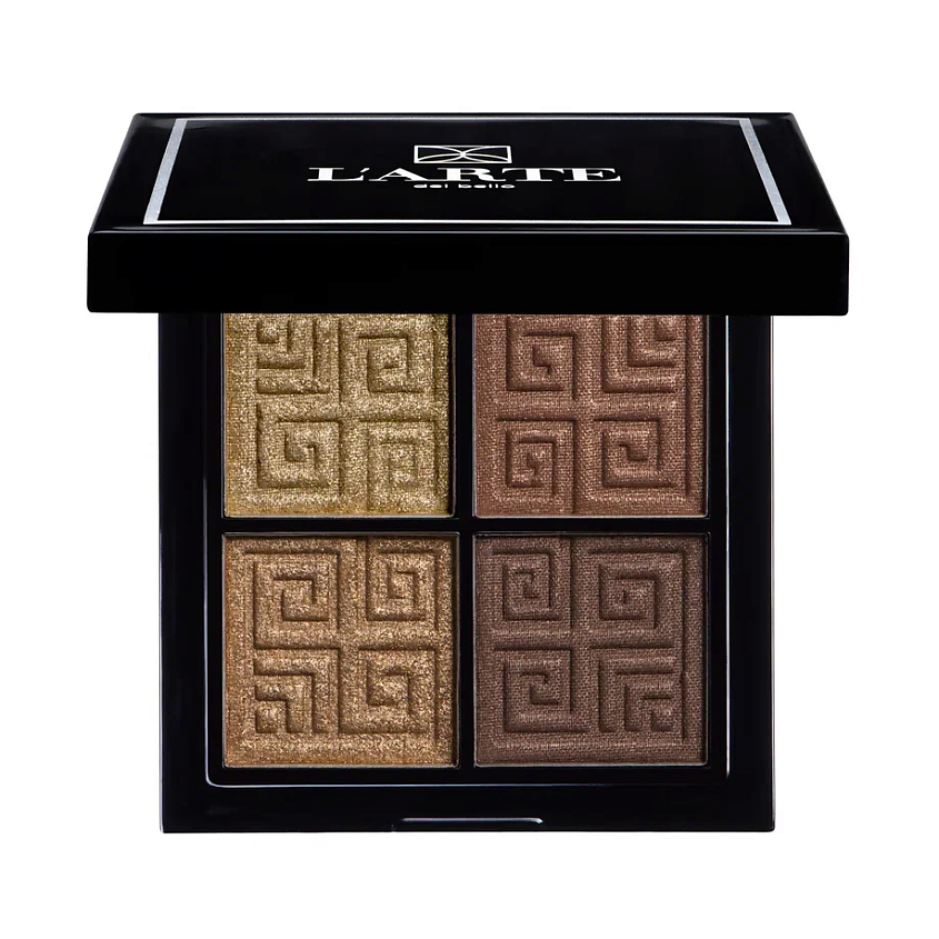 Изображение товара Л'ARTE DEL BELLO Палетка теней Quadro Eleganto №05 универсальные оттенки