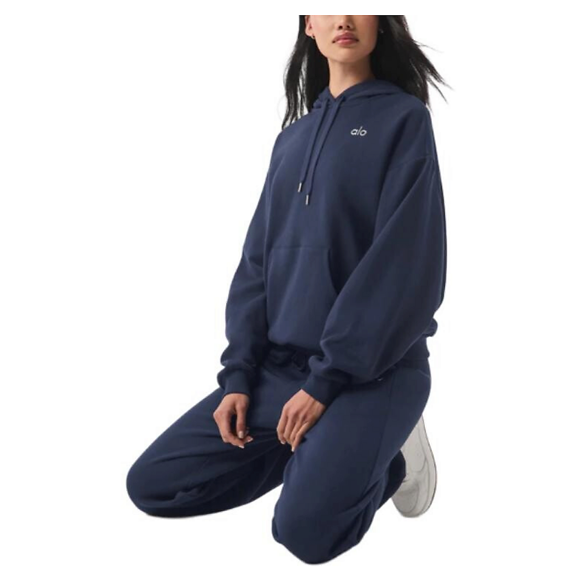 Изображение товара ALO YOGA Худи Accolade Hoodie, Цвет: Синий (Navy), Размер: L