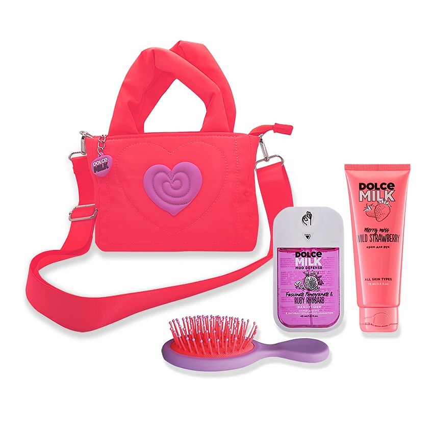 Изображение товара Долче Милк набор для ухода женский с сумкой кремом и спреем 340