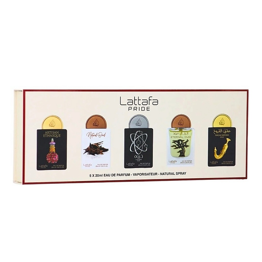 Изображение товара Парфюмерный набор Lattafa Pride Collection №2 20мл×5 — восточные ароматы