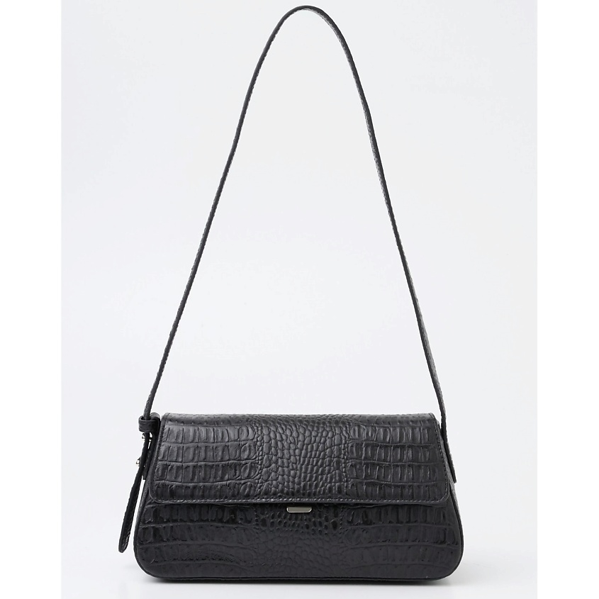 Изображение товара Женская кожаная сумка клатч багет из натуральной кожи стильный аксессуар