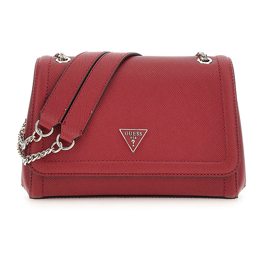 Изображение товара [Сумка] Guess Noelle Convertible Xbody Bag бордовая - стиль и практичность
