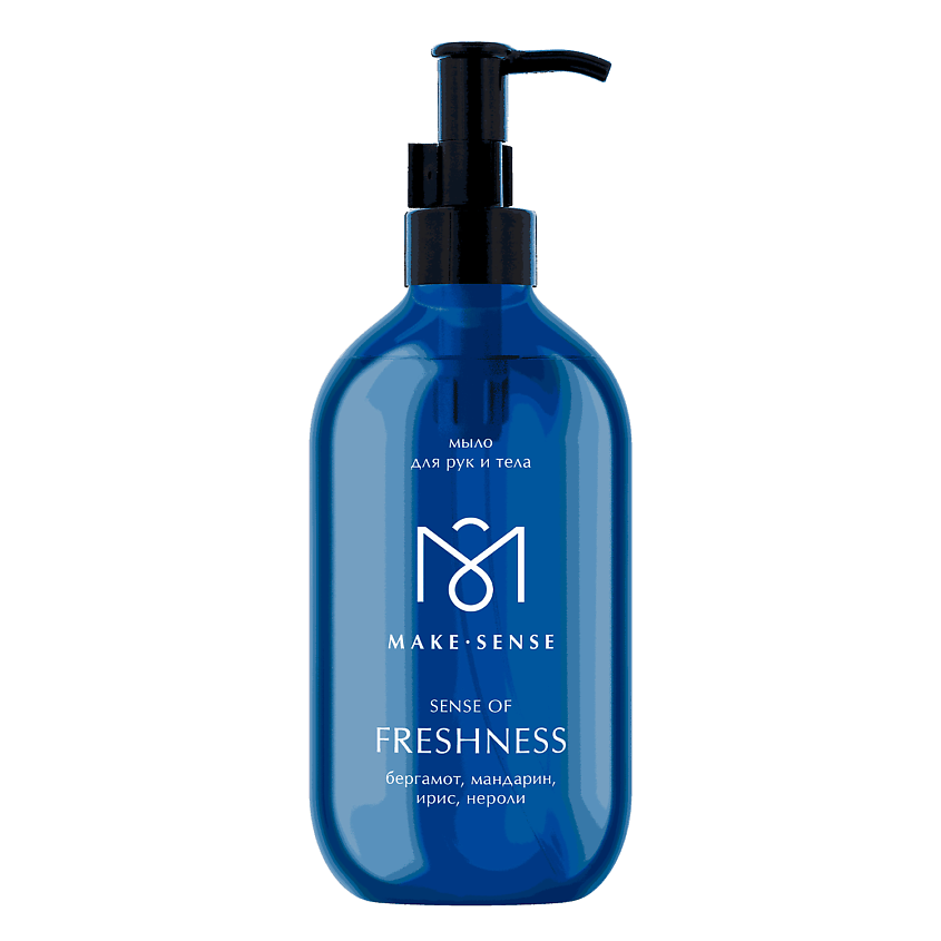 Изображение товара MAKE SENSE Парфюмированное мыло для рук и тела бергамот,мандарин,ирис,нероли, 500 мл