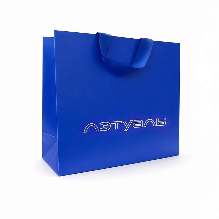 Изображение товара Подарочный пакет ЛЭТУАЛЬ Blue Large 40x36.5x17.5 см с ручками
