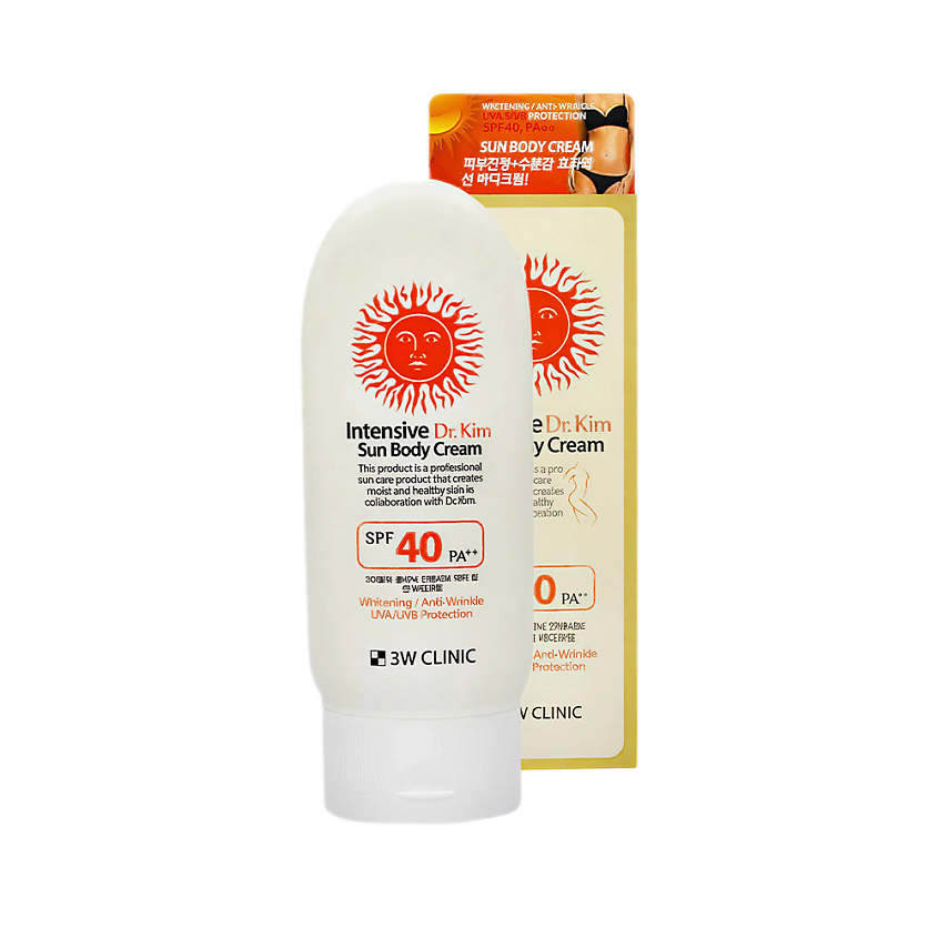 Изображение товара 3W CLINIC Интенсивный солнцезащитный крем для тела, INTENSIVE DR. KIM SUN BODY CREAM, 1 шт.