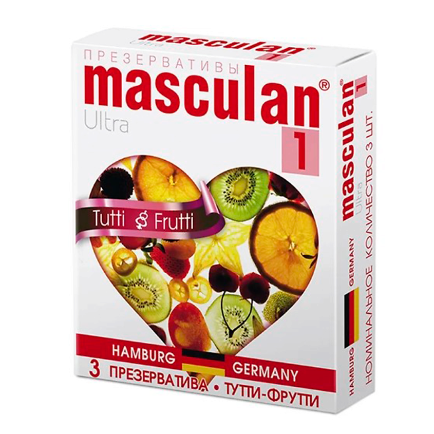 Изображение товара Презервативы MASCULAN Ultra №3 Тутти-Фрутти 3 шт. с ароматом, премиум качество
