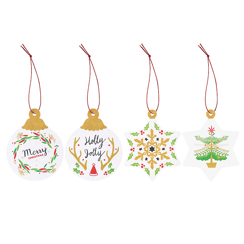 Изображение товара Набор ярлыков для упаковки HOLLY JOLLY 10 шт TWINKLE