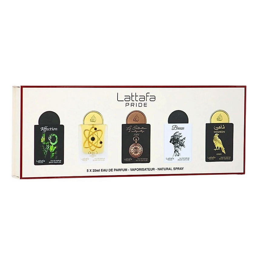 Изображение товара LATTAFA Парфюмерный набор Pride Collection №1, 20 мл+20мл+20мл+20мл+20мл