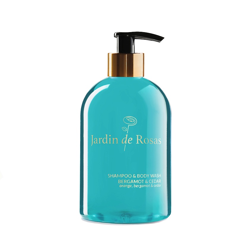 Изображение товара JARDIN DE ROSAS Шампунь гель для душа 2 в 1 Bergamot & Cedar 500 мл