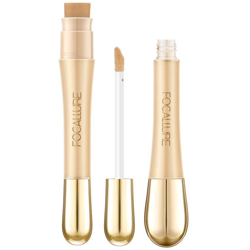Изображение товара FOCALLURE Консилер с кистью Soft Matte Complete Concealer, № 02 Тёплый светлый, 8 г