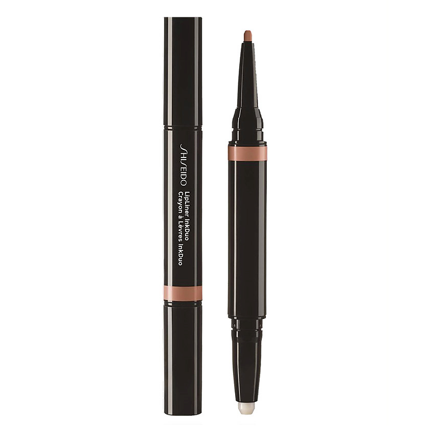 Изображение товара Автоматический карандаш-праймер для губ InkDuo Shiseido 02 Beige 0,11 г