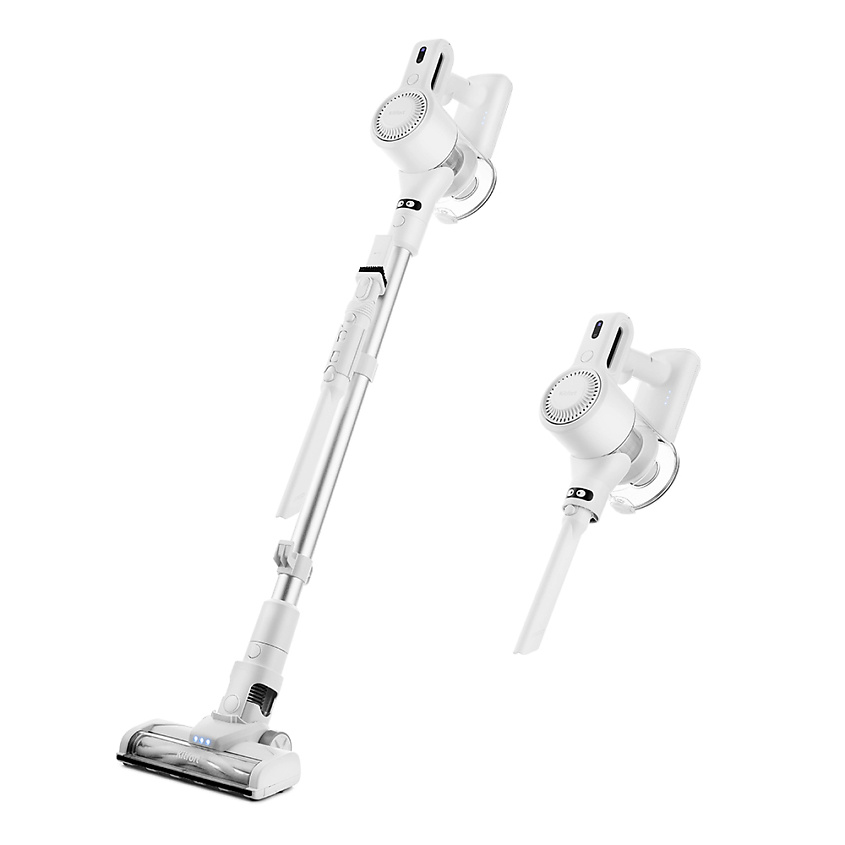 Изображение товара Вертикальный беспроводной пылесос KITFORT КТ-5117 белый для дома и автомобиля