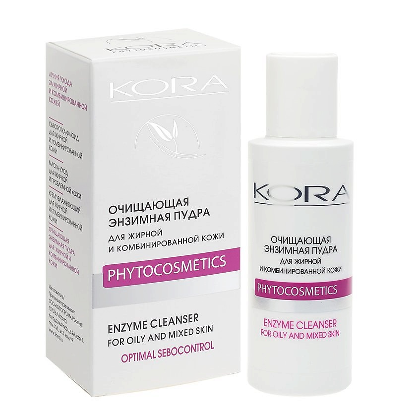 Изображение товара KORA энзимная пудра для жирной и комбинированной кожи 100 мл