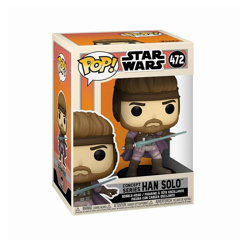 Изображение товара FUNKO Funko POP! Коллекционная виниловая фигурка Han Solo (Concept Series) #472, Han Solo (Concept Series)