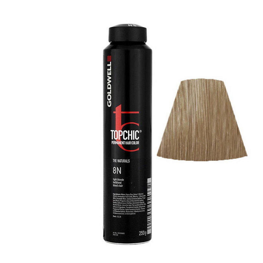 Изображение товара GOLDWELL Краска для волос Topchic Permanent Hair Color, 08N