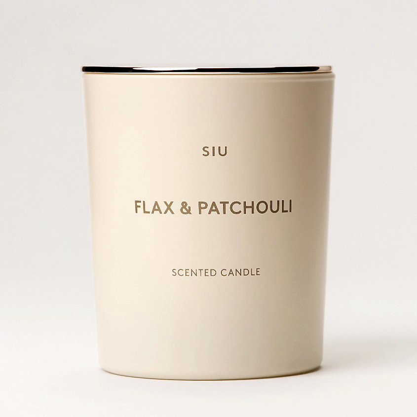 Изображение товара SIU Ароматическая свеча Flax & Patchouli 55 часов горения