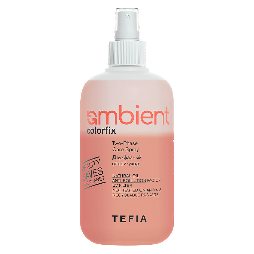 Изображение товара Тефия Двухфазный спрей для ухода AMBIENT Colorfix 250 мл профессиональный