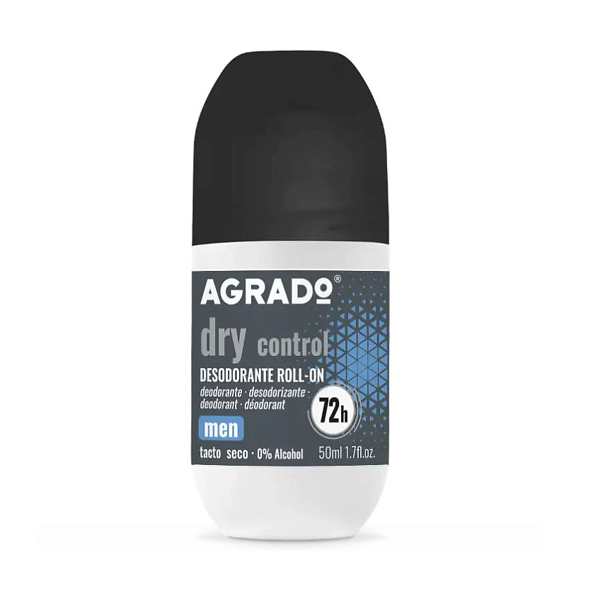 Изображение товара AGRADO Дезодорант-антиперспирант шариковый мужской DRY CONTROL, 50 мл.