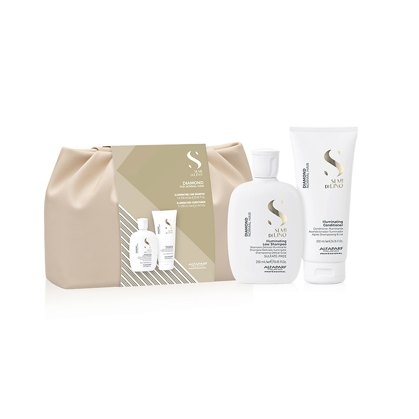 Изображение товара ALFAPARF MILANO Набор для нормальных волос SDL DIAMOND DUO, 1 шт.