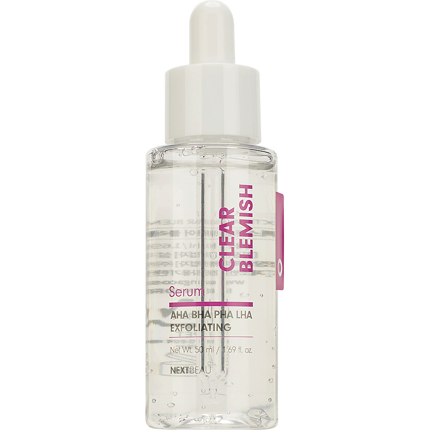 Изображение товара NEXTBEAU Сыворотка с кислотами, пилинг формула 50 мл для лица и шеи