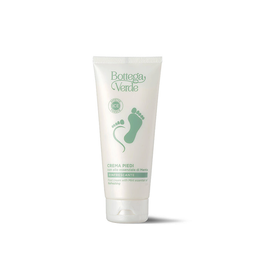 Изображение товара BOTTEGA VERDE Освежающий крем для ног с эфирным маслом мяты Foot Cream, 100 мл