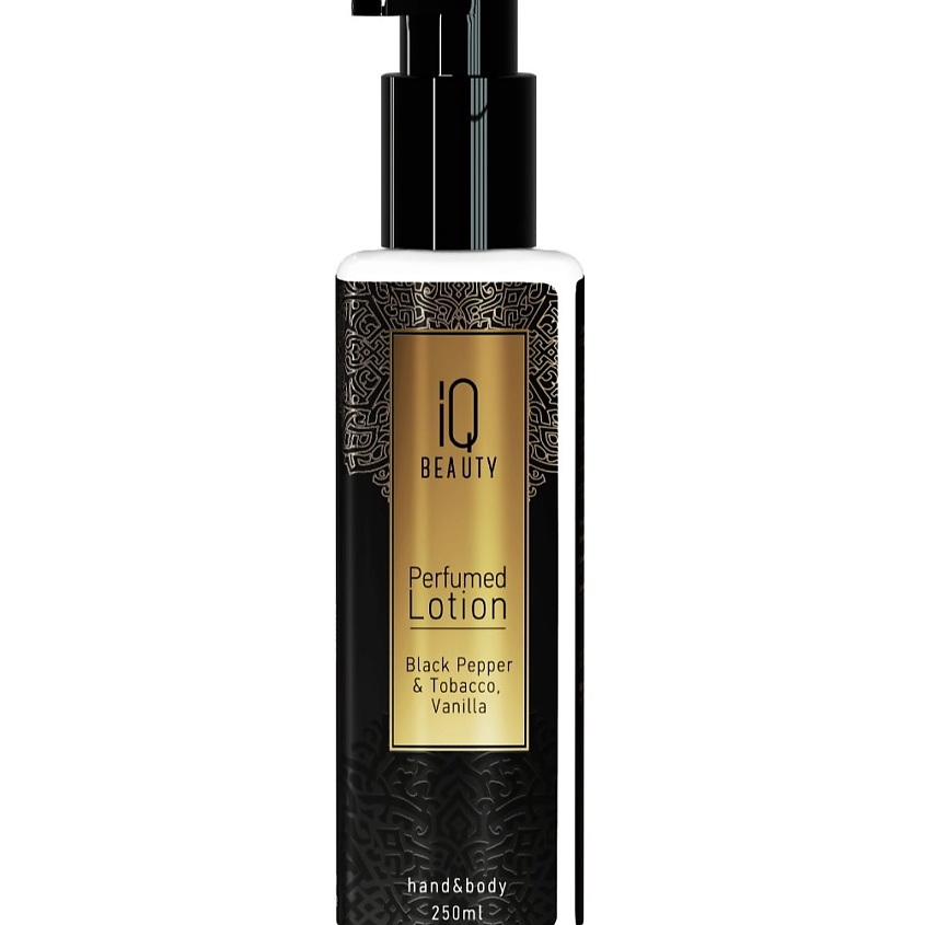 Изображение товара IQ BEAUTY Парфюмированный лосьон для рук и тела Черный перец и табак ваниль