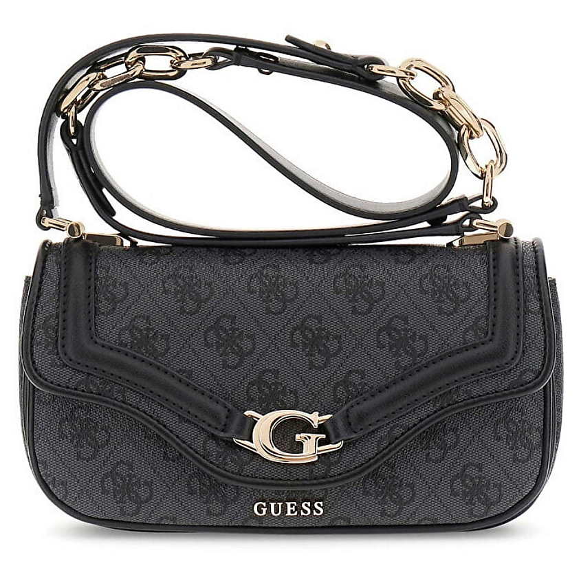 Изображение товара GUESS Сумка кросс-боди Dea Crossbody Flap Bag, Цвет: Черный