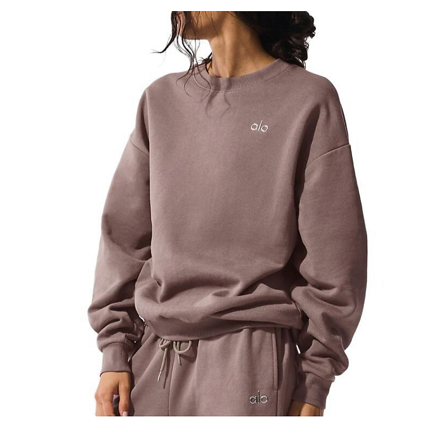 Изображение товара ALO YOGA Свитшот Accolade Crew Neck Pullover, Размер: S, Цвет: Серо-коричневый Изображение товара ALO YOGA Свитшот Accolade Crew Neck Pullover, Размер: S, Цвет: Серо-коричневый