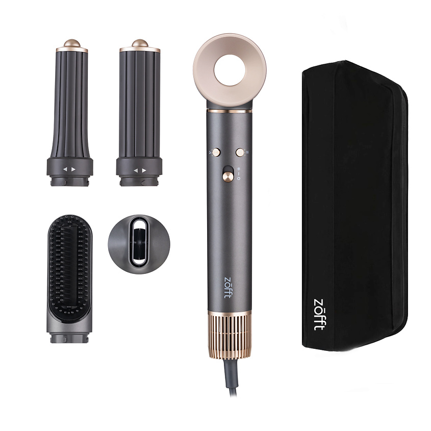 Изображение товара Профессиональный фен-стайлер ZOFFT Essential S300 с 5 насадками
