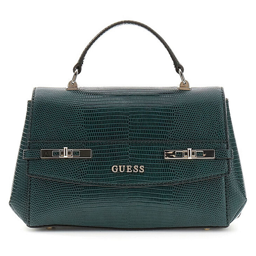 Изображение товара Сумка GUESS Melinda Animal-Print Handbag Зеленый