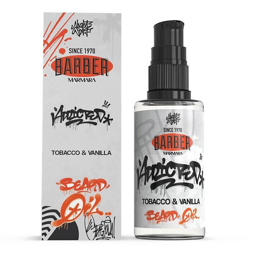 Изображение товара MARMARA BARBER Масло для ухода за бородой BEARD OIL TOBACCO & VANILLA, 50 мл