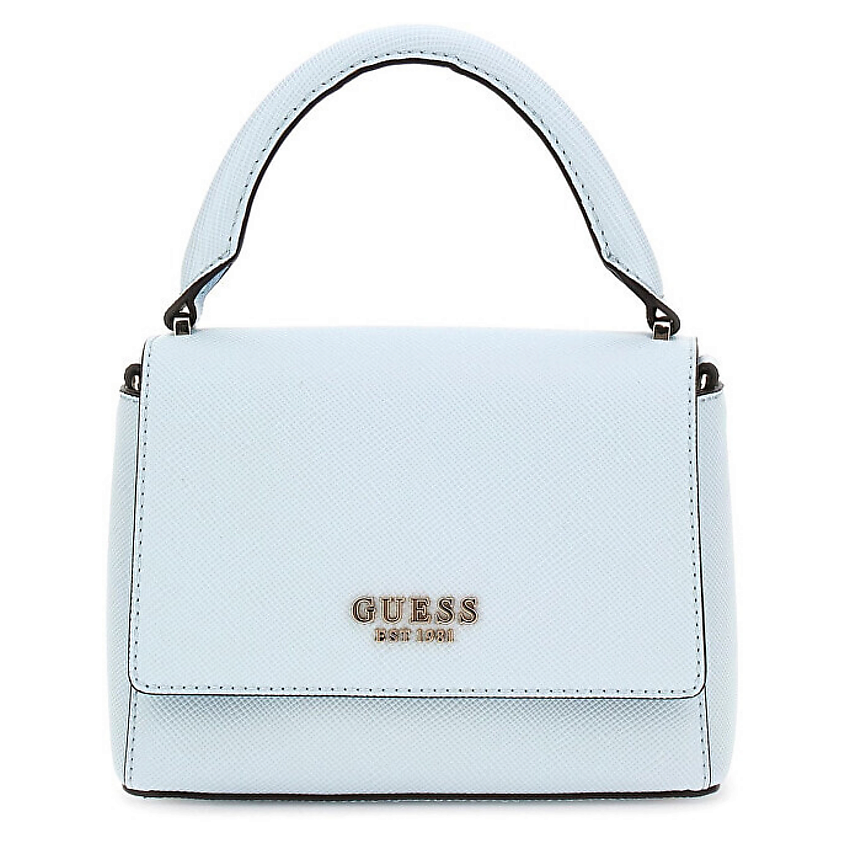 Изображение товара GUESS Cумка Fedana Top Handle Flap Bag, Цвет: Голубой