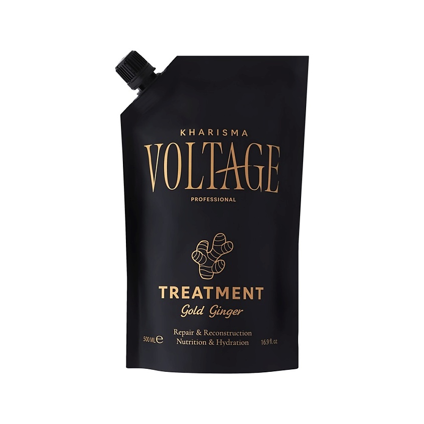 Изображение товара KHARISMA VOLTAGE Маска для волос GOLD GINGER восстановление и обновление, 500 мл