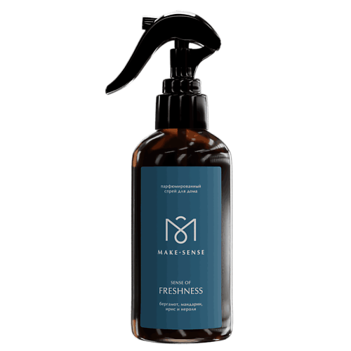 

MAKE SENSE Парфюмированный спрей для дома бергамот, мандарин, ирис и нероли 300, Парфюмированный спрей для дома бергамот, мандарин, ирис и нероли